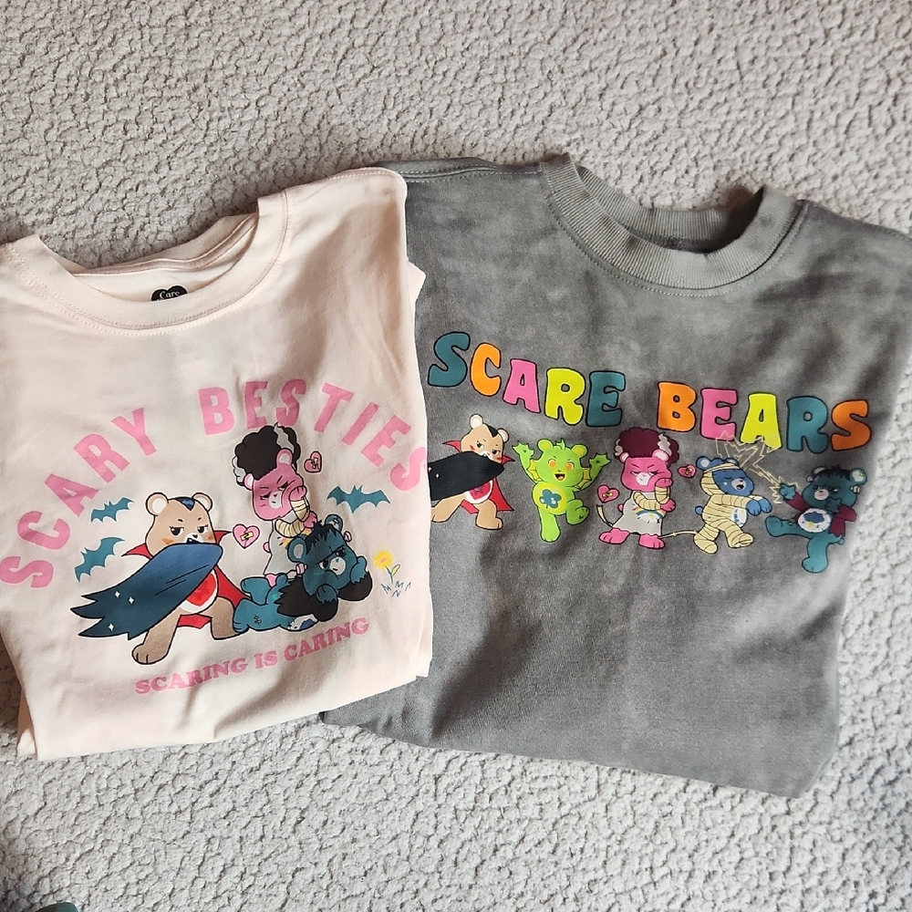 Care Bears, Halloween, Scary Besties and Scare Bears Graphic Sweater And Shirt